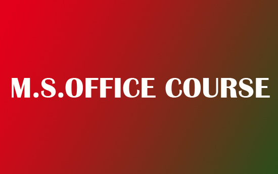 M.S.OFFICE COURSE